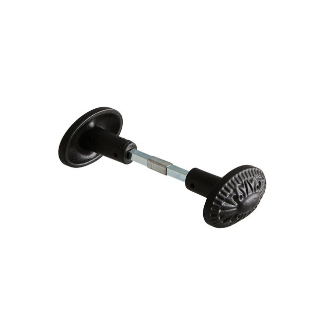 Bouton de porte noir