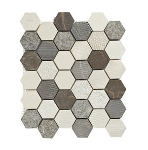 Mosaïque Antidérapante Gris Pierre – Parfaite Pour Votre Douche Ou Cuisine !
