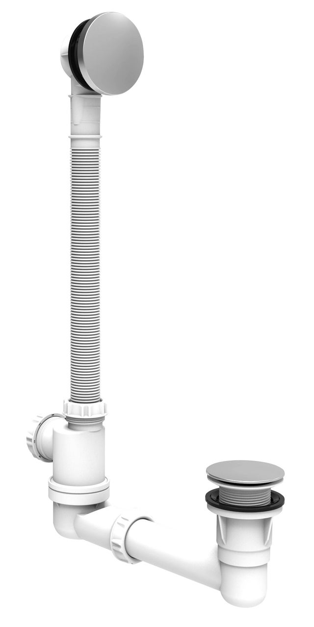 Vidage complet pour baignoire à câble Long.230 mm NF - VALENTIN