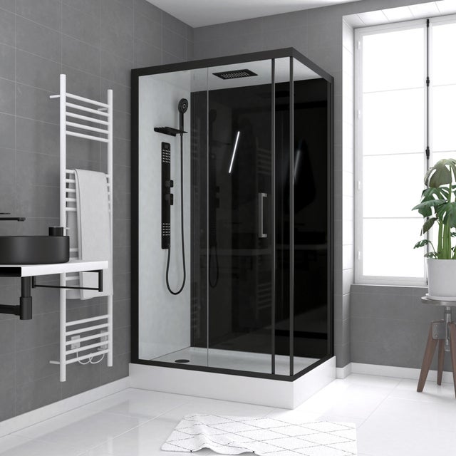Cabine de douche l.110 x L.80 x H.215 cm Pozzy 4