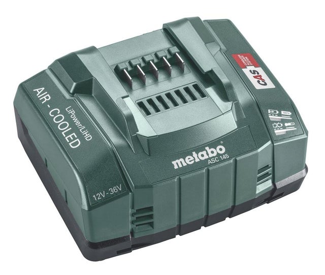 Chargeur de batteries d'outils sans fil  12V 18V 36V ASC145 - 627378000 METABO