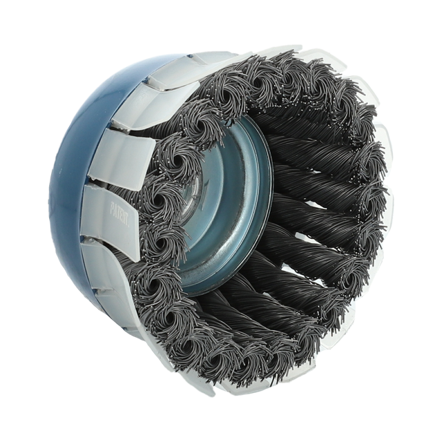 Brosse M14 protection coupe torsadé acier noir Diam.100 mm - NORTON