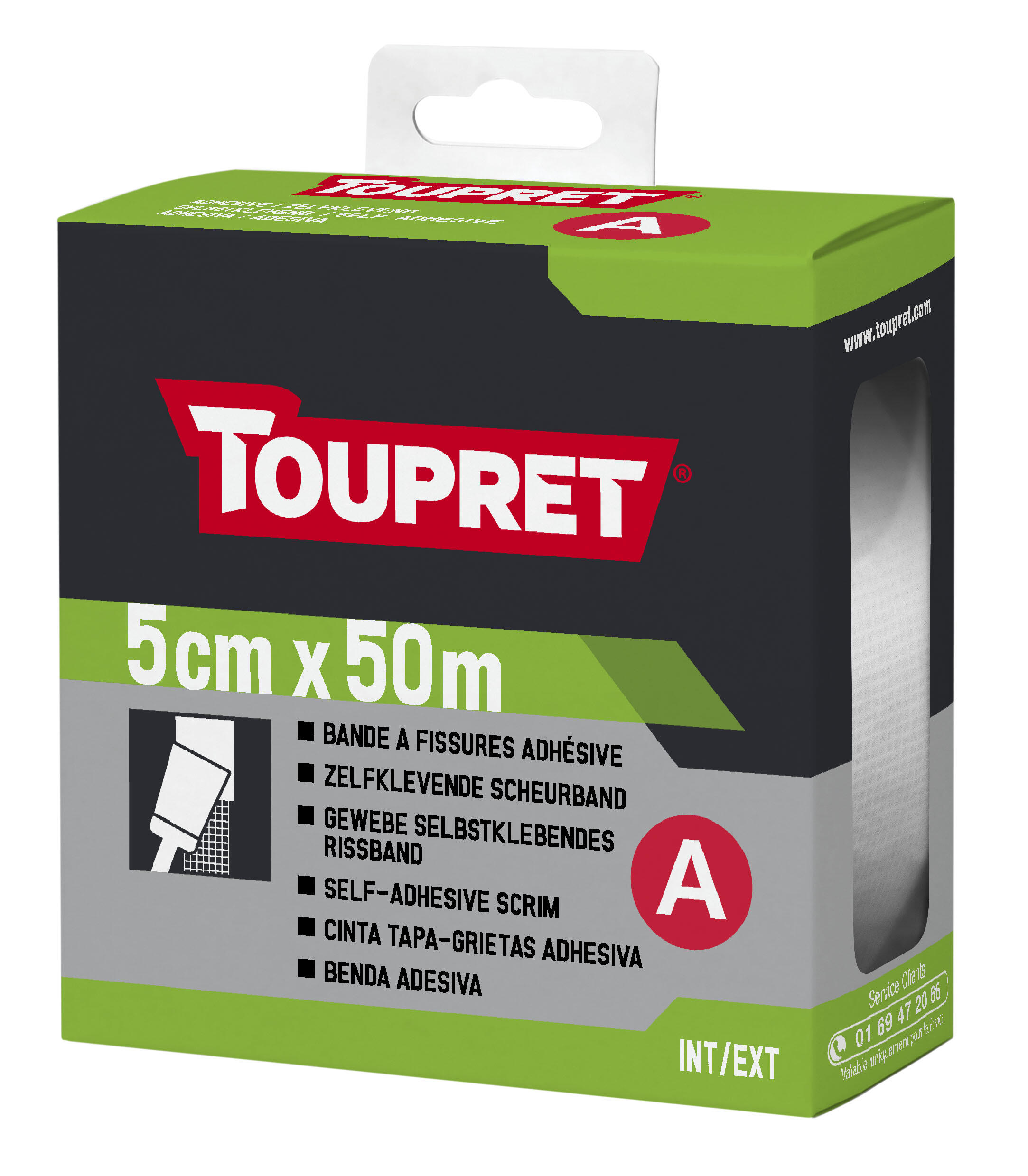 Rouleau Scotch Adhésif Mat Argenté 50 Mm X 50 M - Bande Adhésive Professionnelle Résistante Et Déchirable à La Main