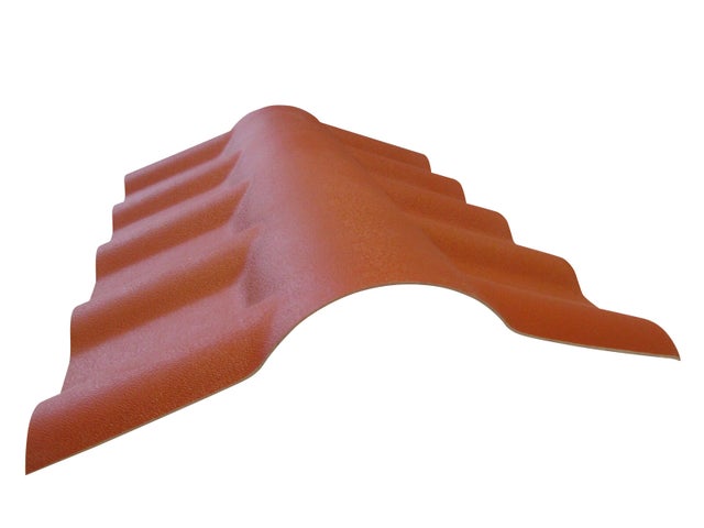 Faîtière terracotta l.+/-55 x L.74 x H.15 cm Coverite