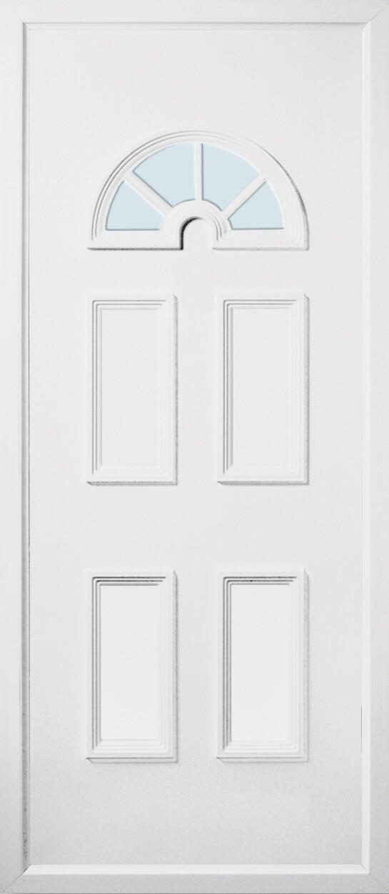 Porte d’entrée PVC poussant droit H.215 x l.90 cm Elise - 4