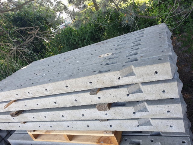 Angle 10x10x200 cm pour grillage 1,5 m