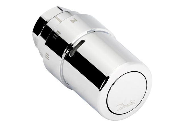 Tête thermostatique chromée de type RAX-K - DANFOSS