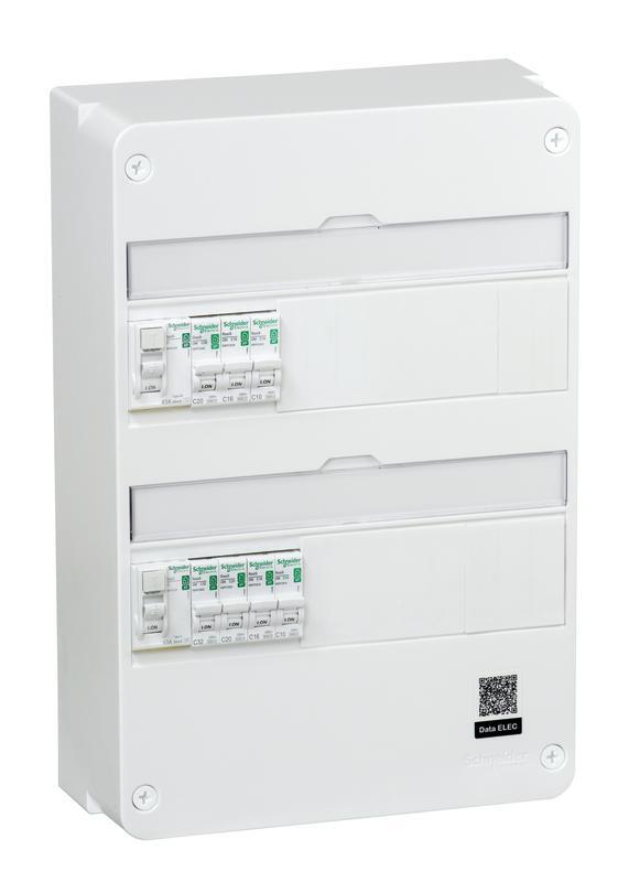 Tableau électrique pré-équipé 2 rangées XP Resi9 - SCHNEIDER ELECTRIC