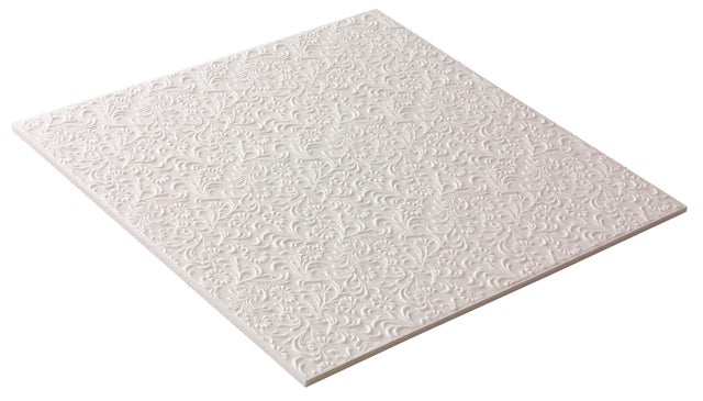 Dalle plafond modèle fleurette l.500 x L.500 x Ep.10 mm