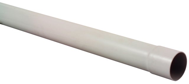 Tuyau de descente PVC gris Diam.80 mm Long.2,8 m - GIRPI