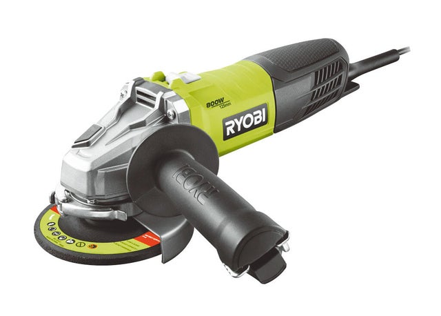 Meuleuse d'angle filaire 800W Diam.125 mm - RYOBI - RAG800-125G