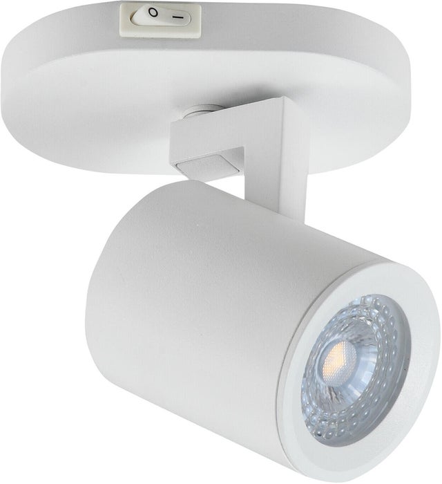 Applique murale murale aluminium blanc H.11 x l.11 cm - EASYLIGHT
