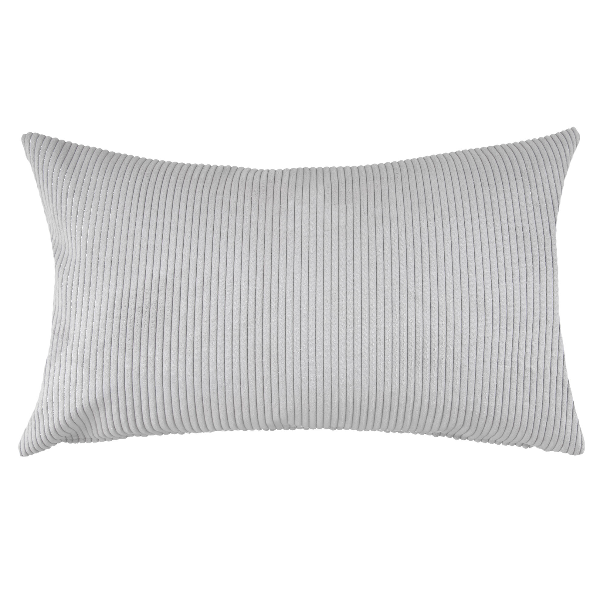 Cojín decorativo reversible refugio camilo pana gris - piedra 50x30cm