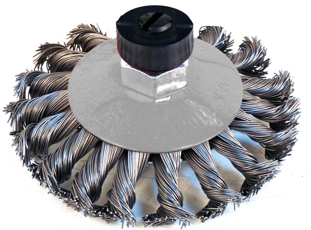 Brosse abrasive pour meuleuse Diam.100 mm  - FARTOOLS - TECNUM