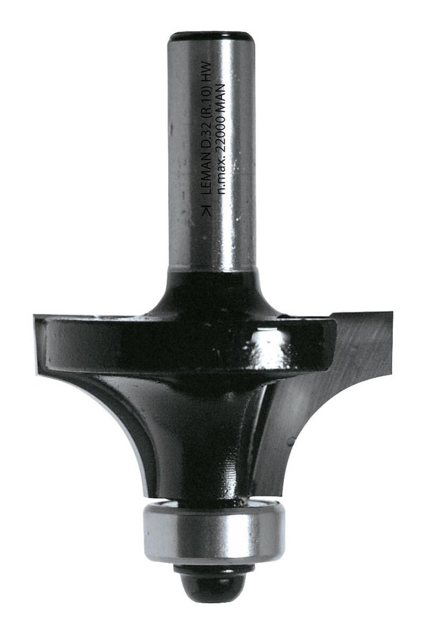 Mèche 1/4 rond HM 1 plat D.19 mm R = 3 queue de 8 mm RLT - 4258.703.00 LEMAN