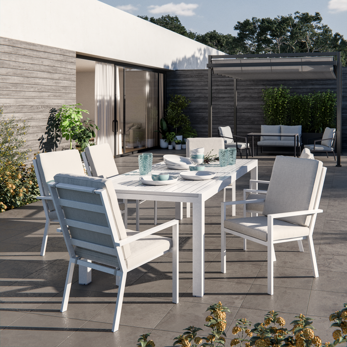 Mesa de jardín extensible Athena