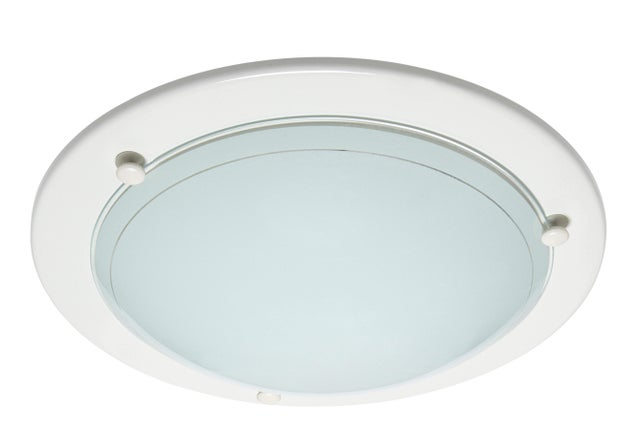 Plafonnier en métal blanc E27 - SLID CONCEPT