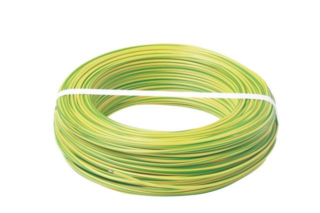 Fil électrique HO7VU 1.5 mm² jaune-vert 100 m - MIGUELEZ SL