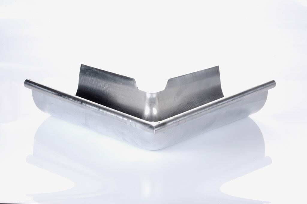 Angle Extérieur Gouttière LPP – Acier Galvanisé, Développé 33 Cm, Couleur Gris