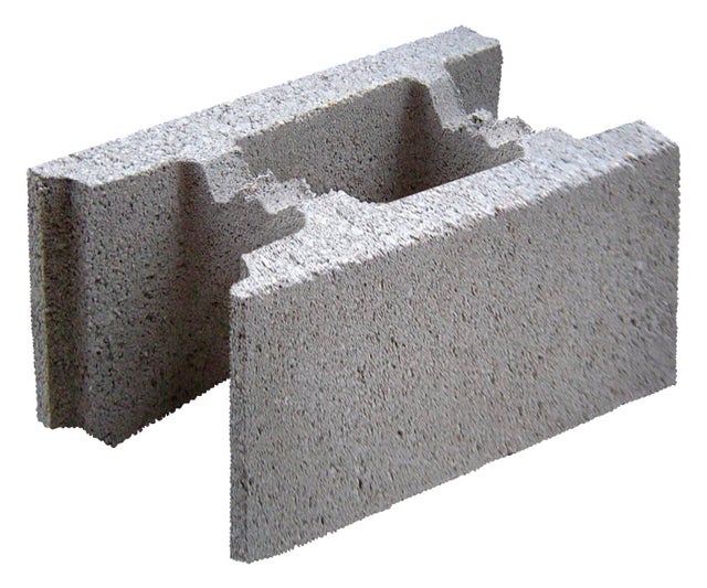 Bloc à bancher béton  l.20 x L.50 x H.25 cm 