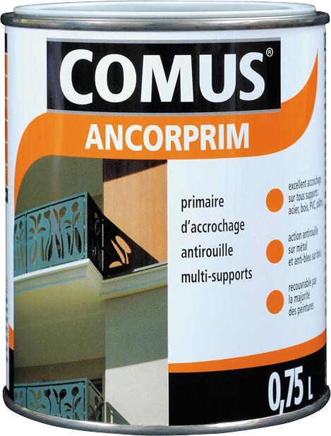 Sous-couche universelle métaux solvantée blanc 0,75 L Ancorprim - COMUS