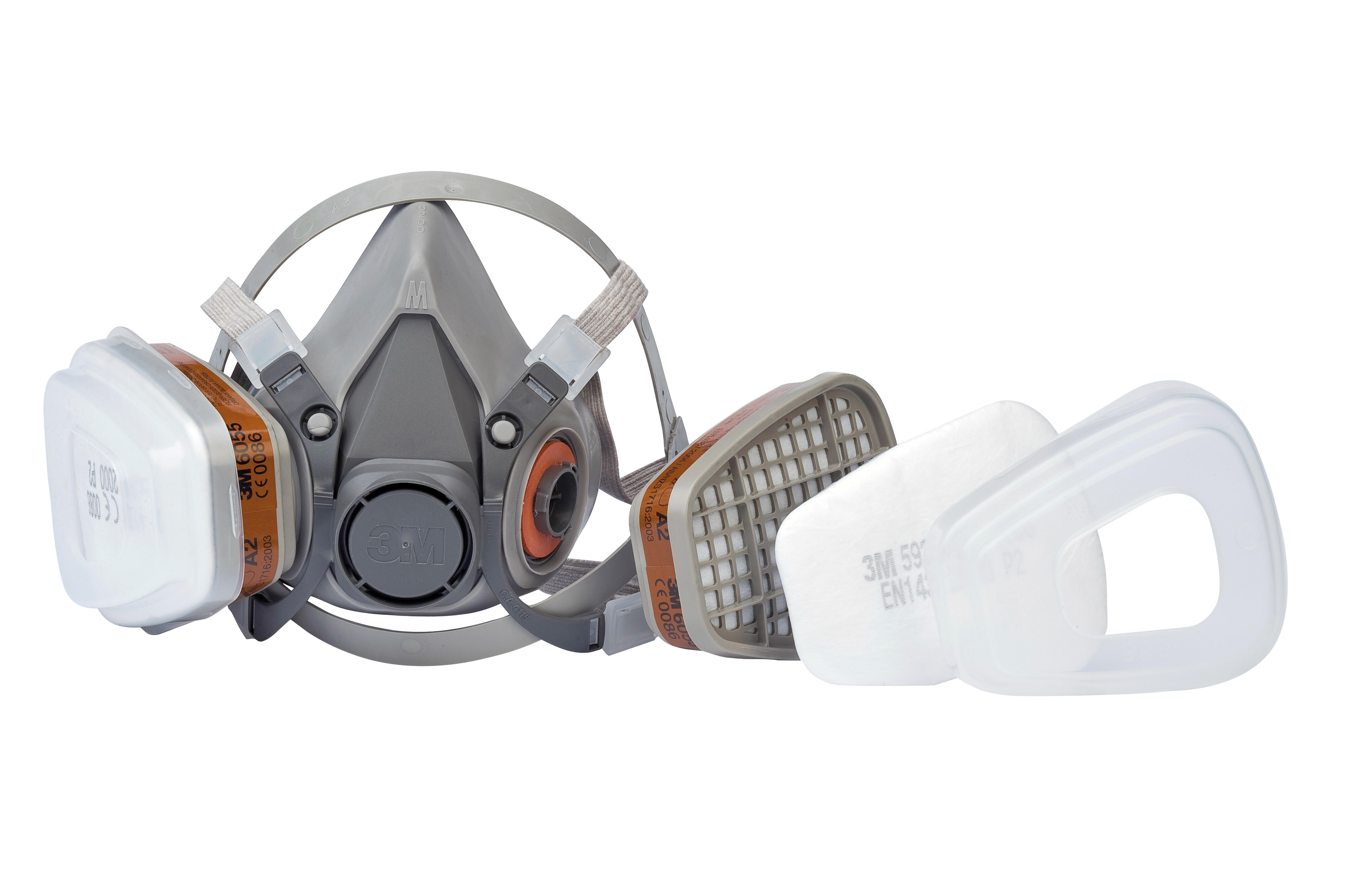 Masque respiratoire complet avec cartouches P100