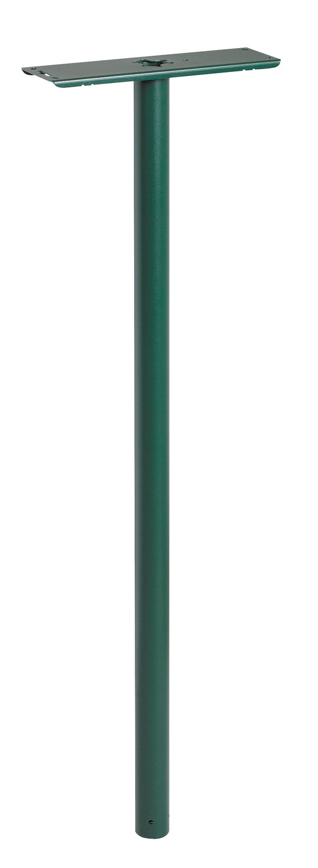 Pied de boîte aux lettres vert rond H.1,1 m Diam.4,5 cm - DECAYEUX