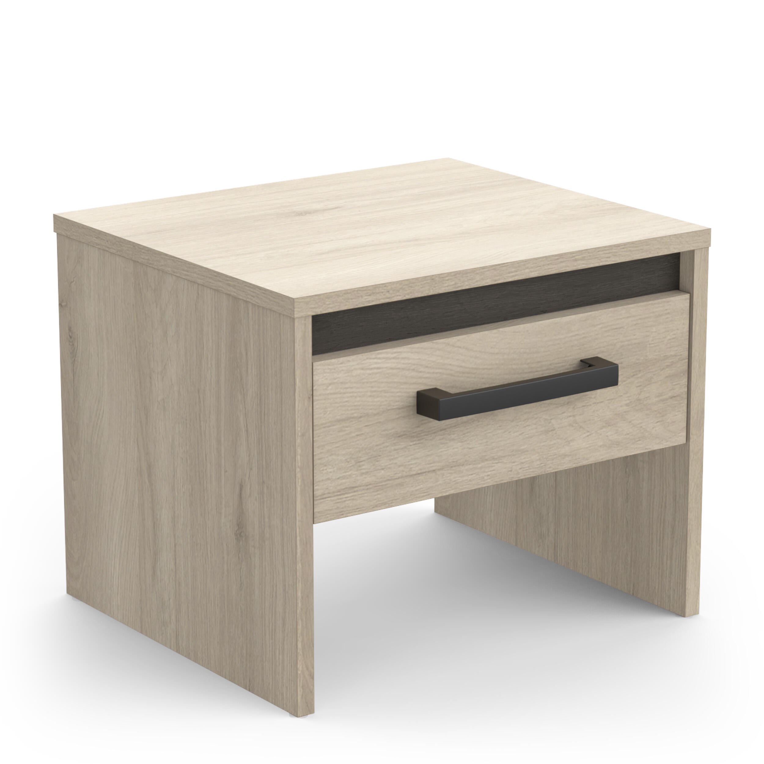 Mesita de noche watson 1 cajón 32x35cm roble