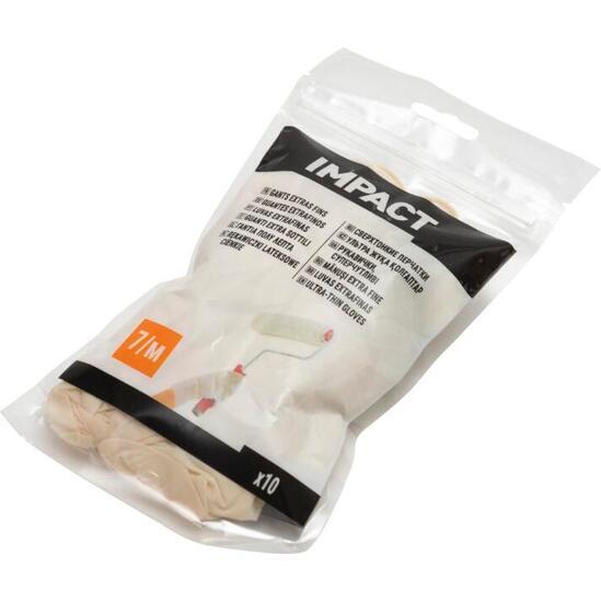 Gants de protection en latex n°7 T.M lot de 10