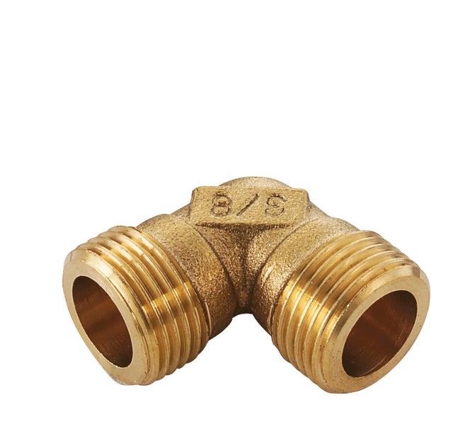 Raccord coude mâle M.20X27(3/4'') cuivre à visser - (lot de 2)