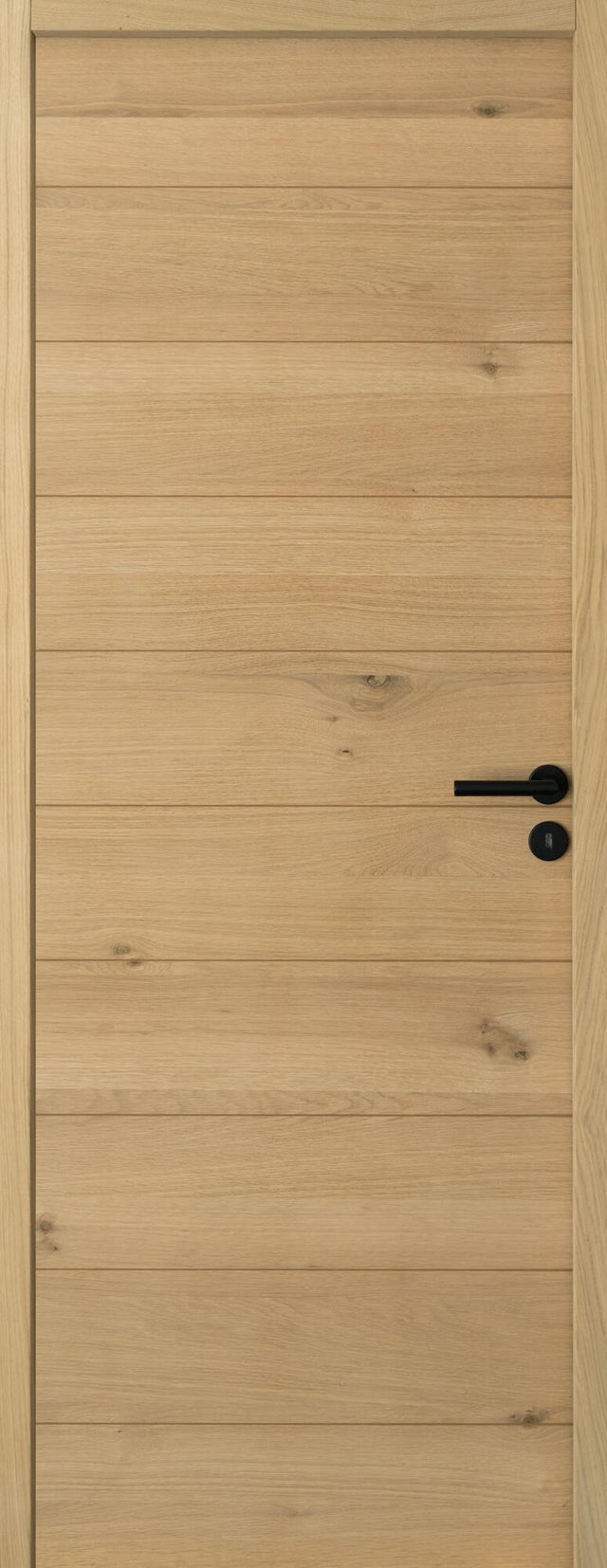Bloc-porte Hema bois Larg.73 cm poussant gauche Huiss.90 mm, âme alvéolaire renforcée