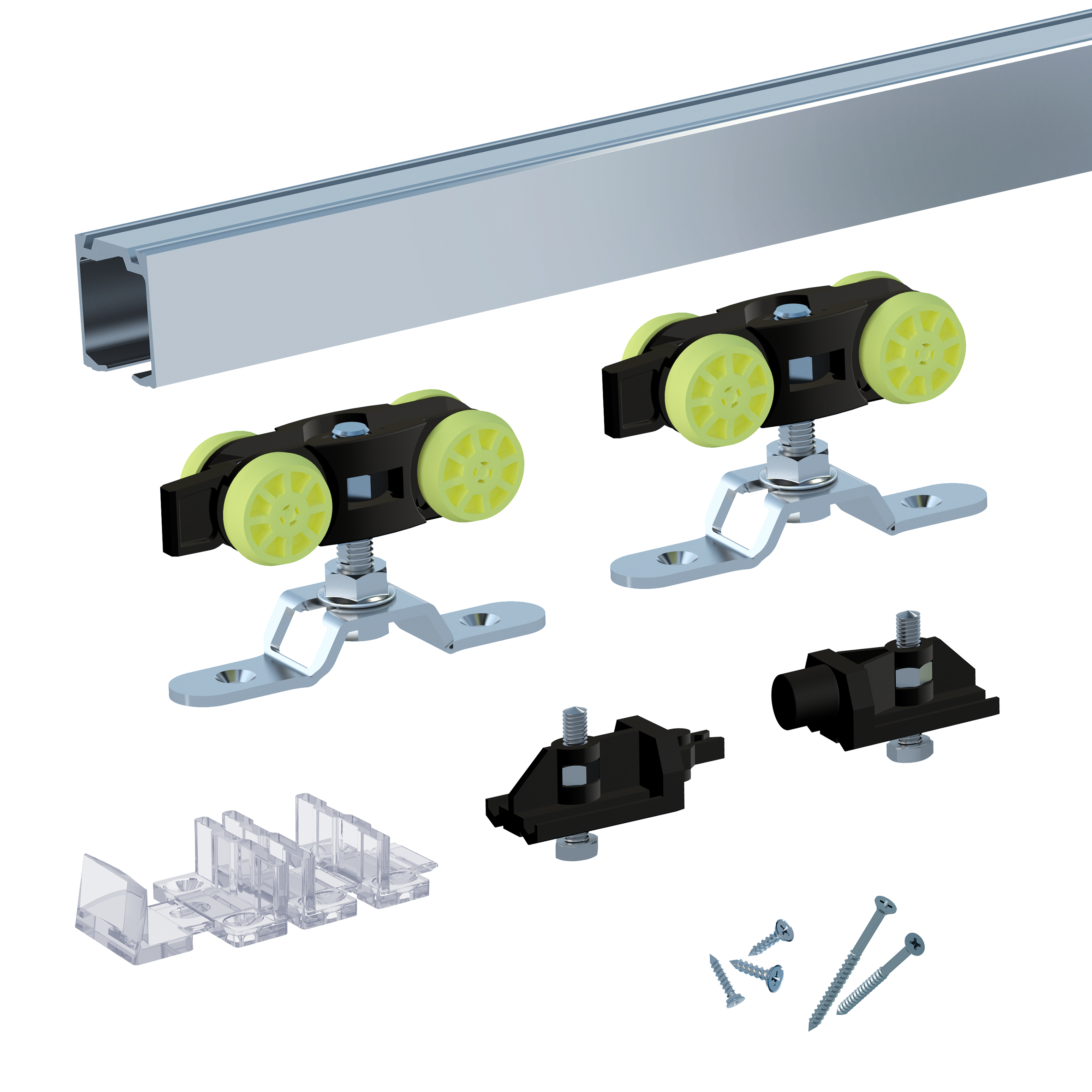 System do drewnianych drzwi przesuwnych Delta 2000 mm Spaceo