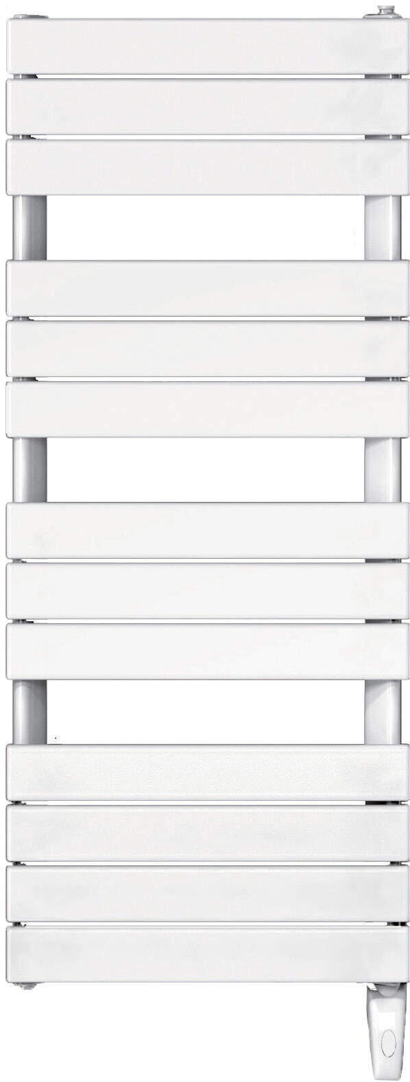 Radiateur sèche-serviettes eau chaude blanc version mixte 13 tubes L 400 mm H 1325 mm puissance 501 W + 500 W Chorus - FINIMETAL
