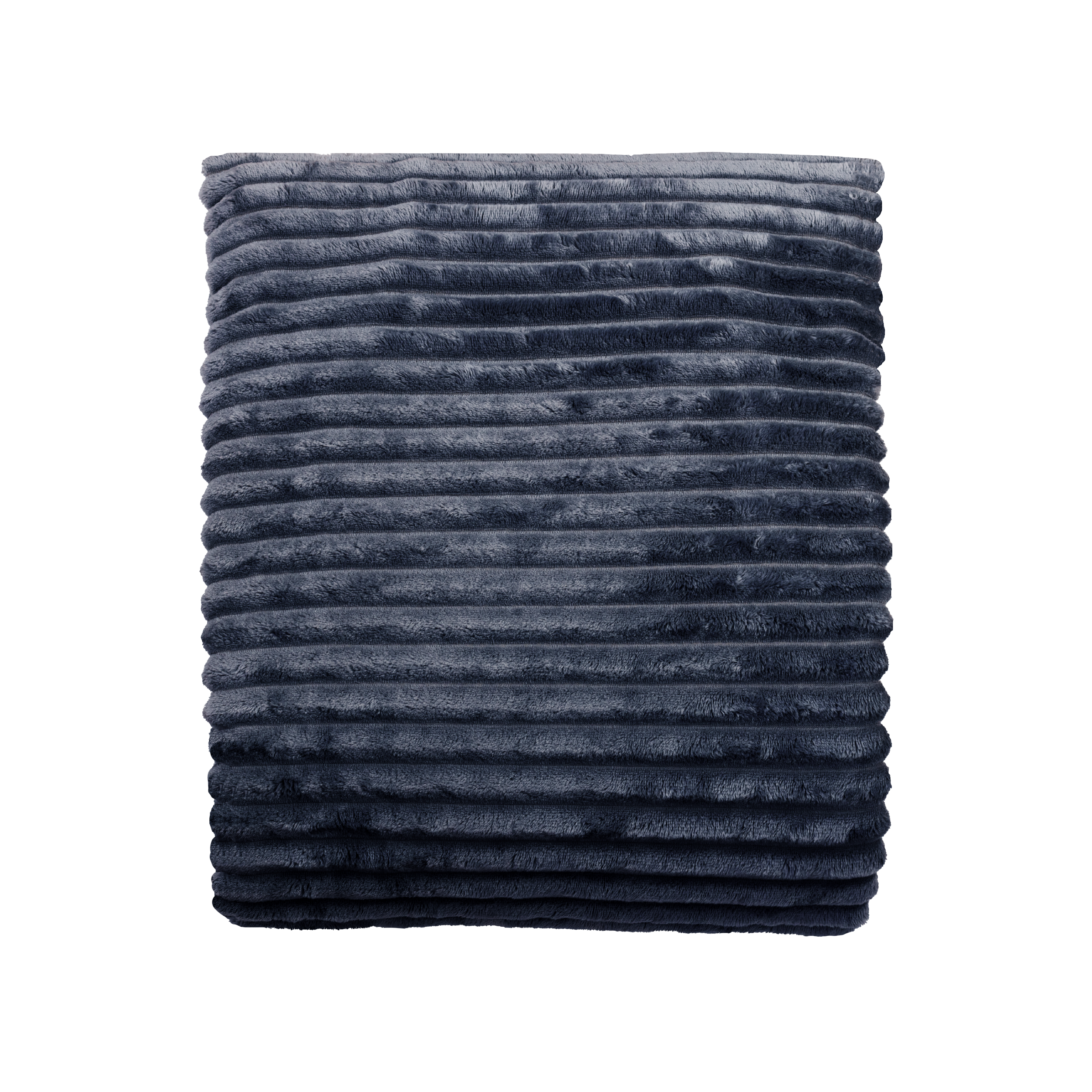 Plaid Lena, bleu l.130 x L.170 cm INSPIRE - 6