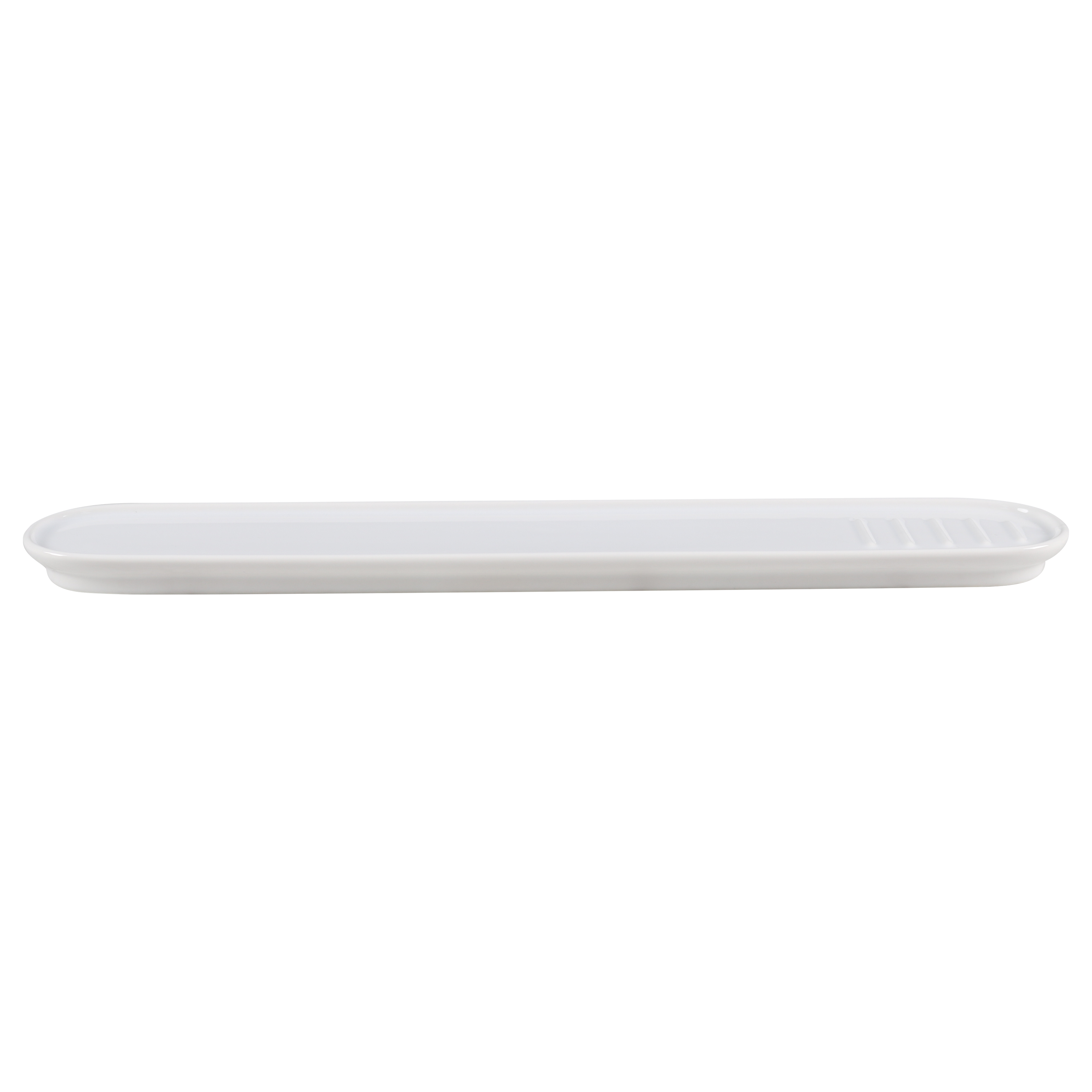 Bandeja multifunções cerâmico 7 x 2 x 2 cm branco Delinia Scandi - 3