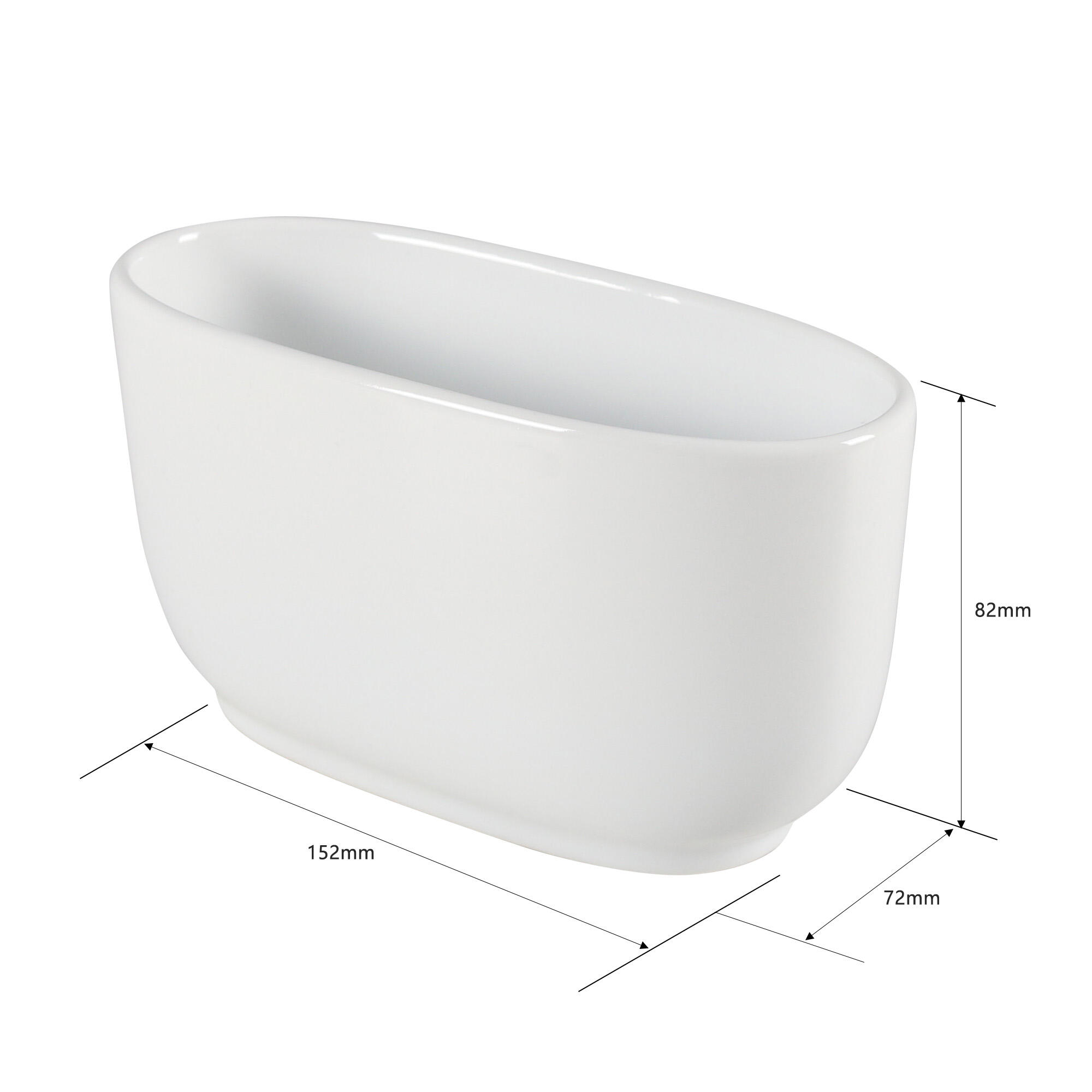 Escurridor cerámico Scandi blanco - 4