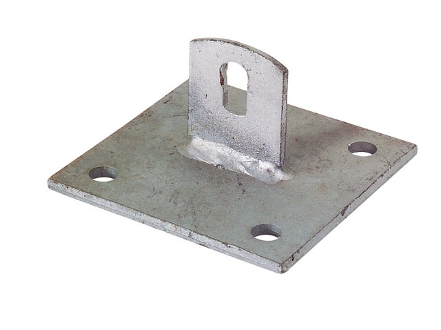 Ancre sur platine pour jambe de force