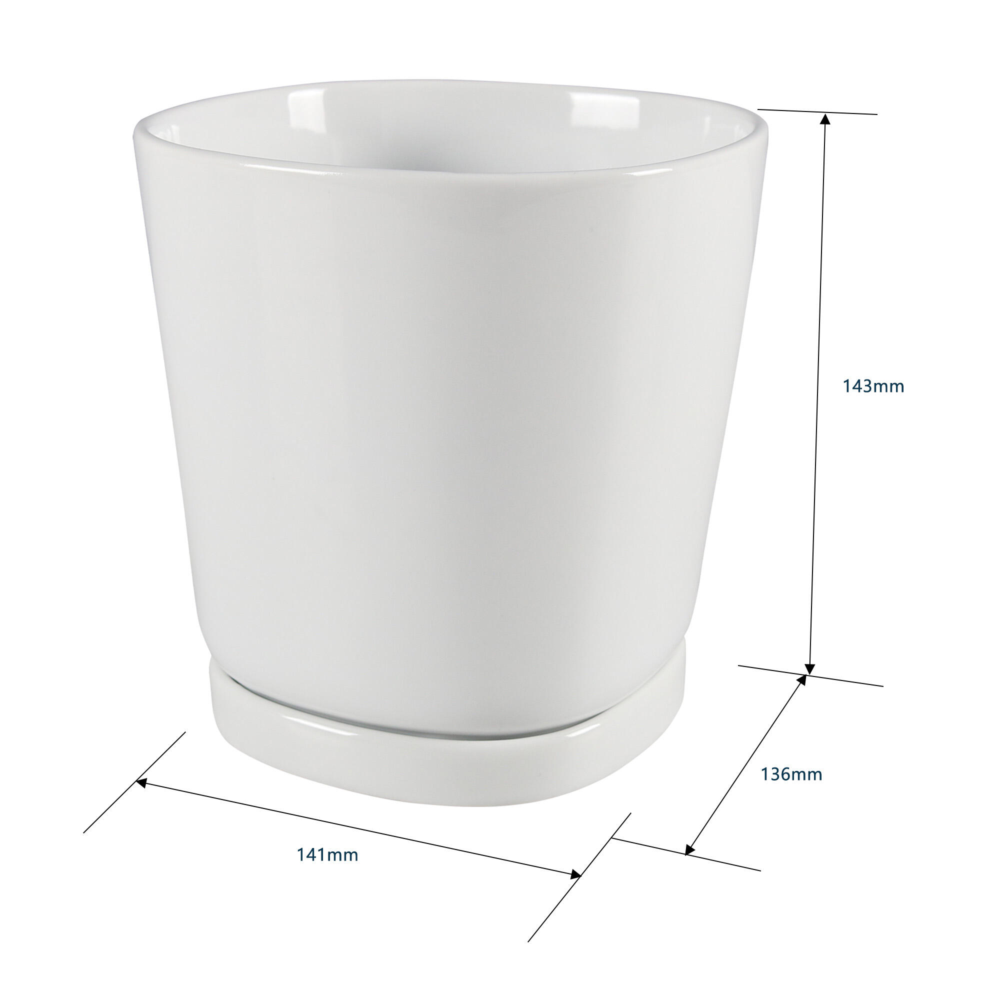 Ociekacz na sztućce Scandi ceramiczny Delinia