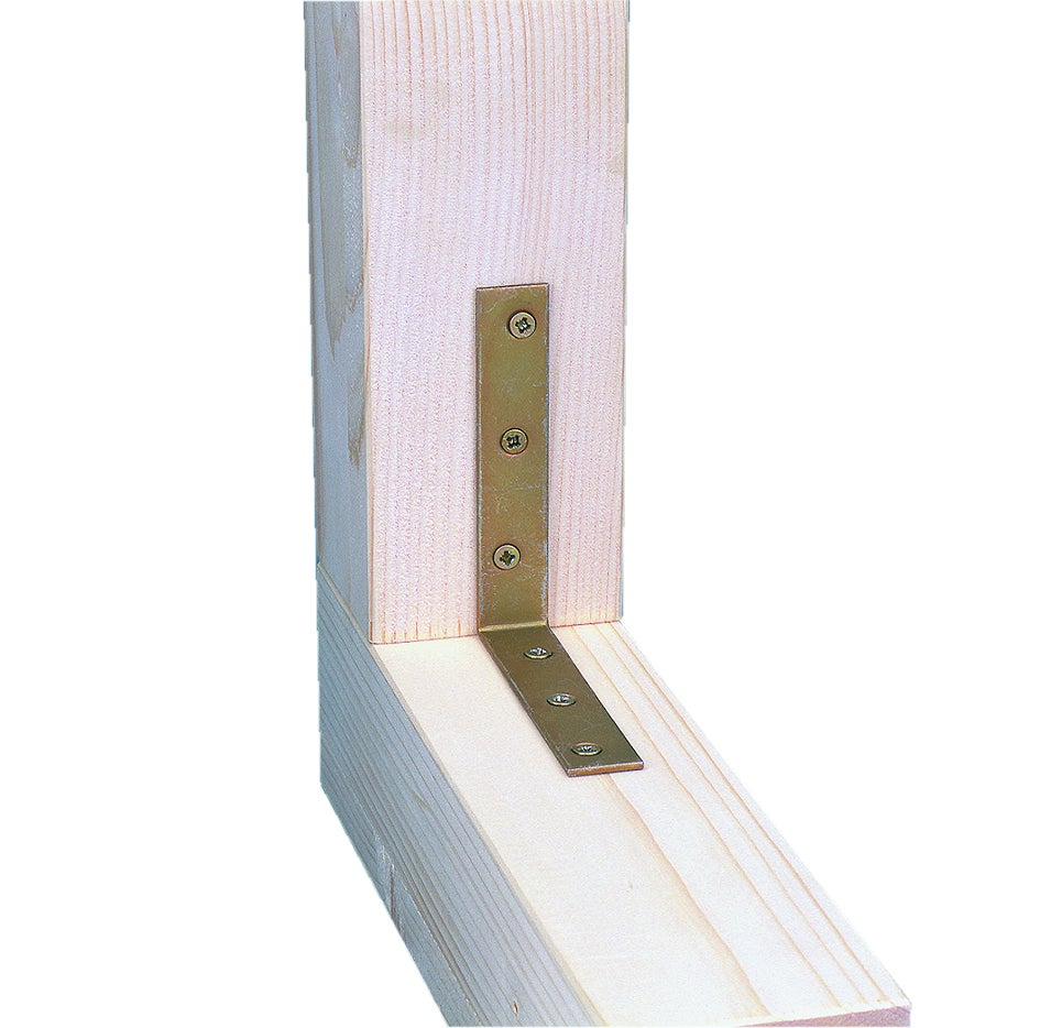 Equerre de chaise acier galvanisé, L.100 x h.100 x l.19 mm ALBERTS - 2