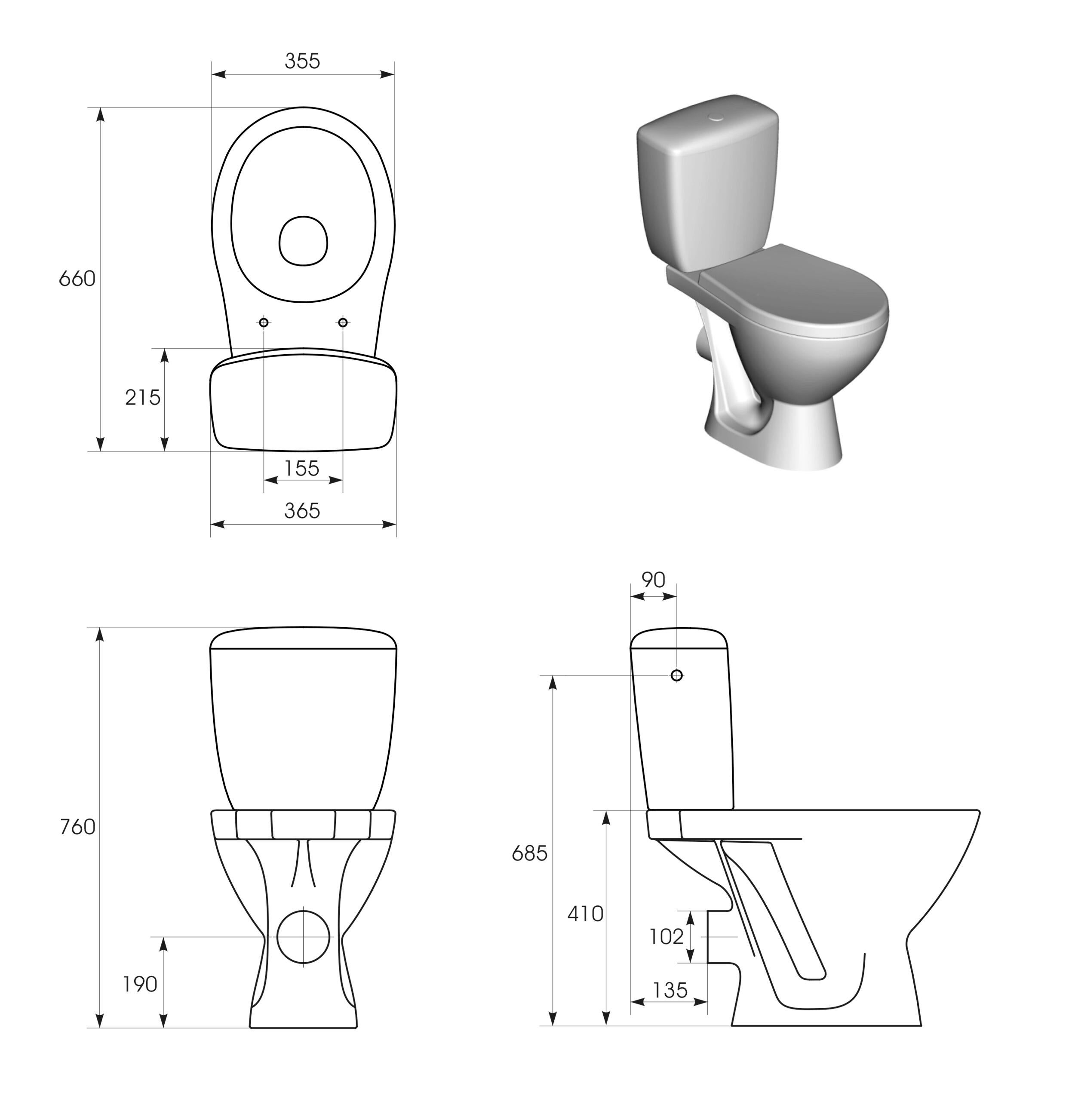 WC kompakt Relax MITO - 5