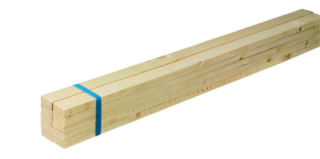 Liteau brut en pin petits nœuds 8 x 27 mm Long.2 m - SOTRINBOIS