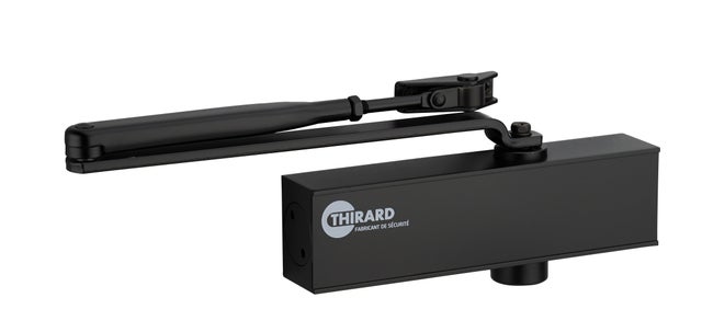 Ferme-porte CE coupe feu 1 heure reversible force 2 A 4 noir