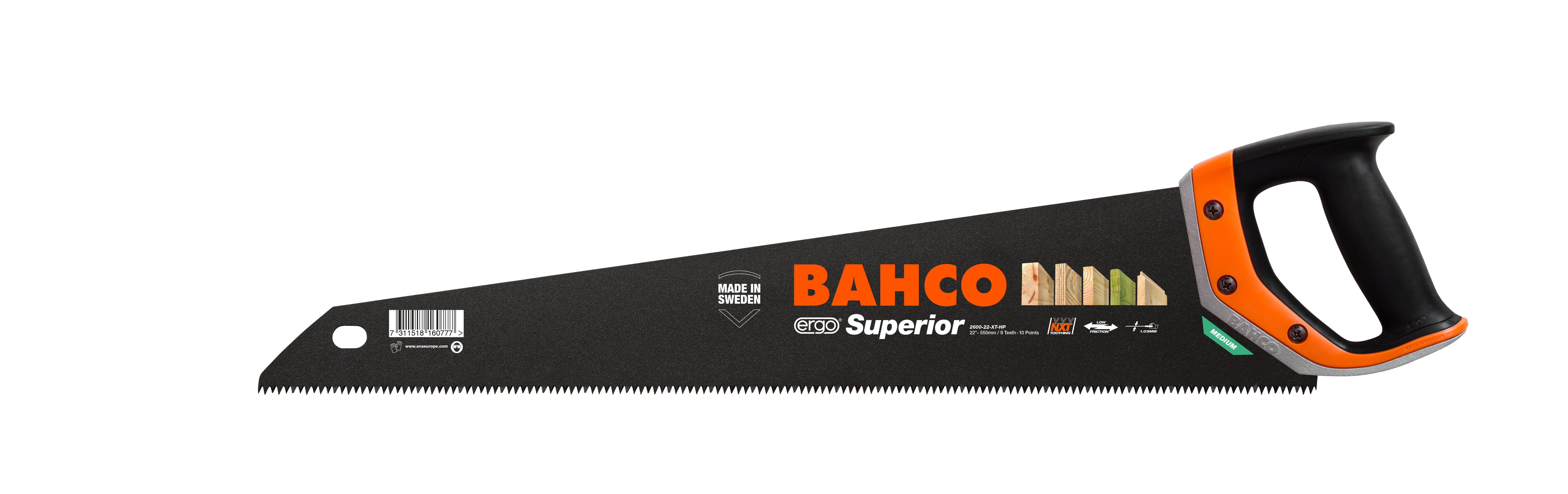 Scie égoïne 550 mm Superior - BAHCO - 3