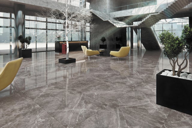 Carrelage sol intérieur effet marbre l.60x L.60cm - Bolonia Poli
