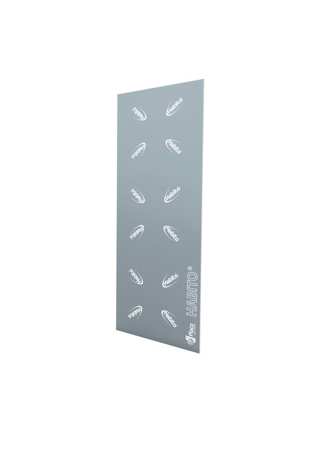 Plaque de plâtre BA13 haute dureté NF H.250 x l.120 cm Habito - PLACOPLATRE