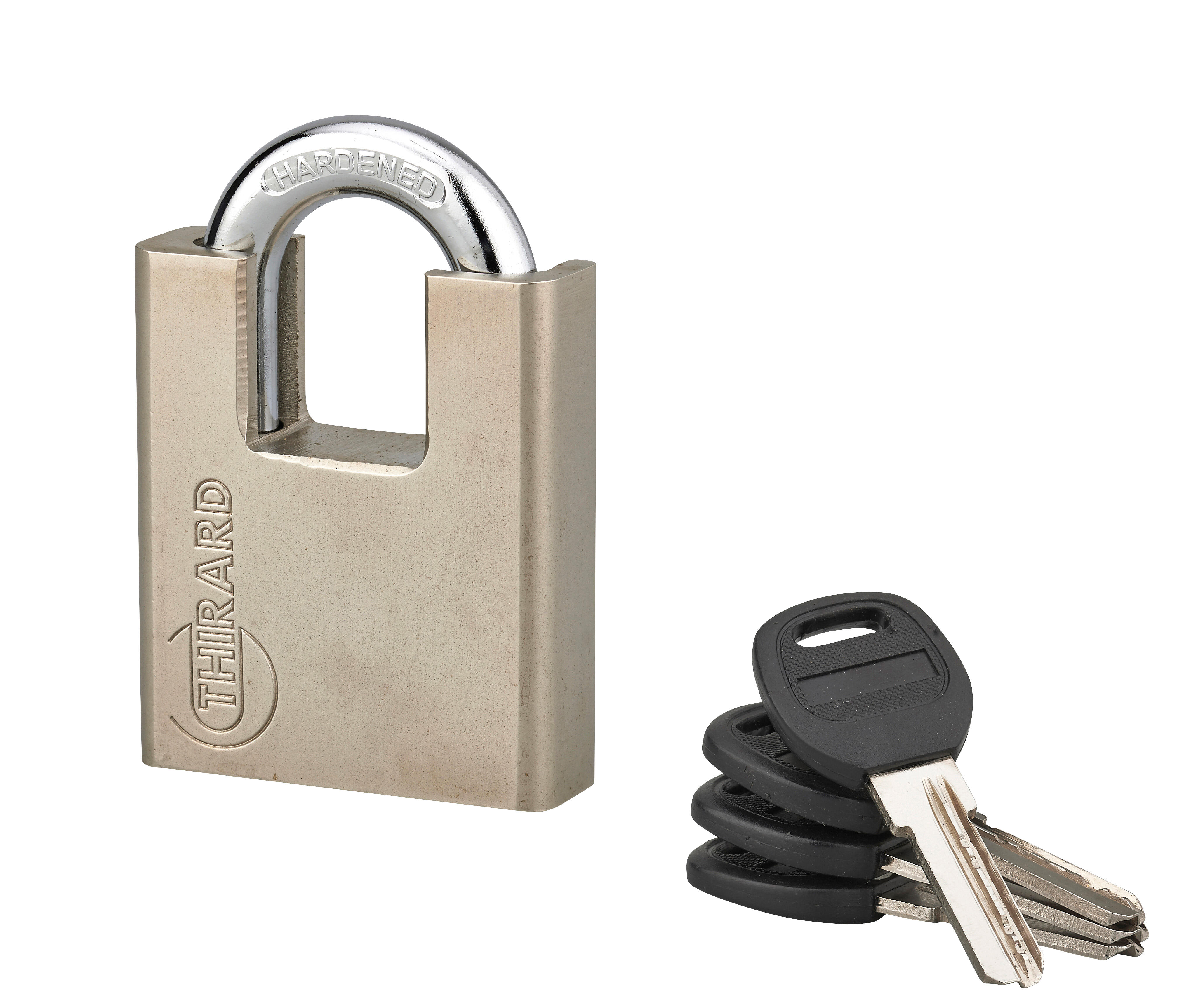 cadenas haute sécurité acier à anse protégée