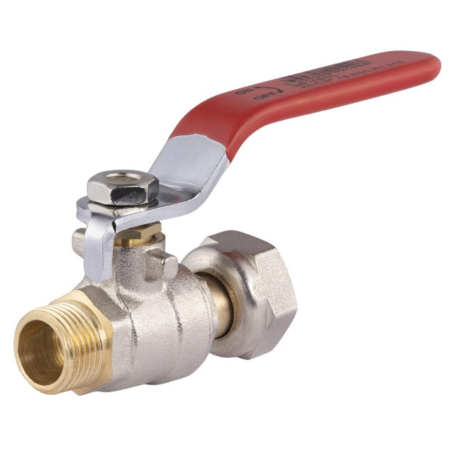 Vanne manette plate mf3/8 ecrou libre