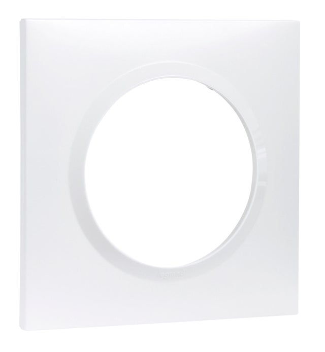 Plaque 1 poste blanc Dooxie - LEGRAND