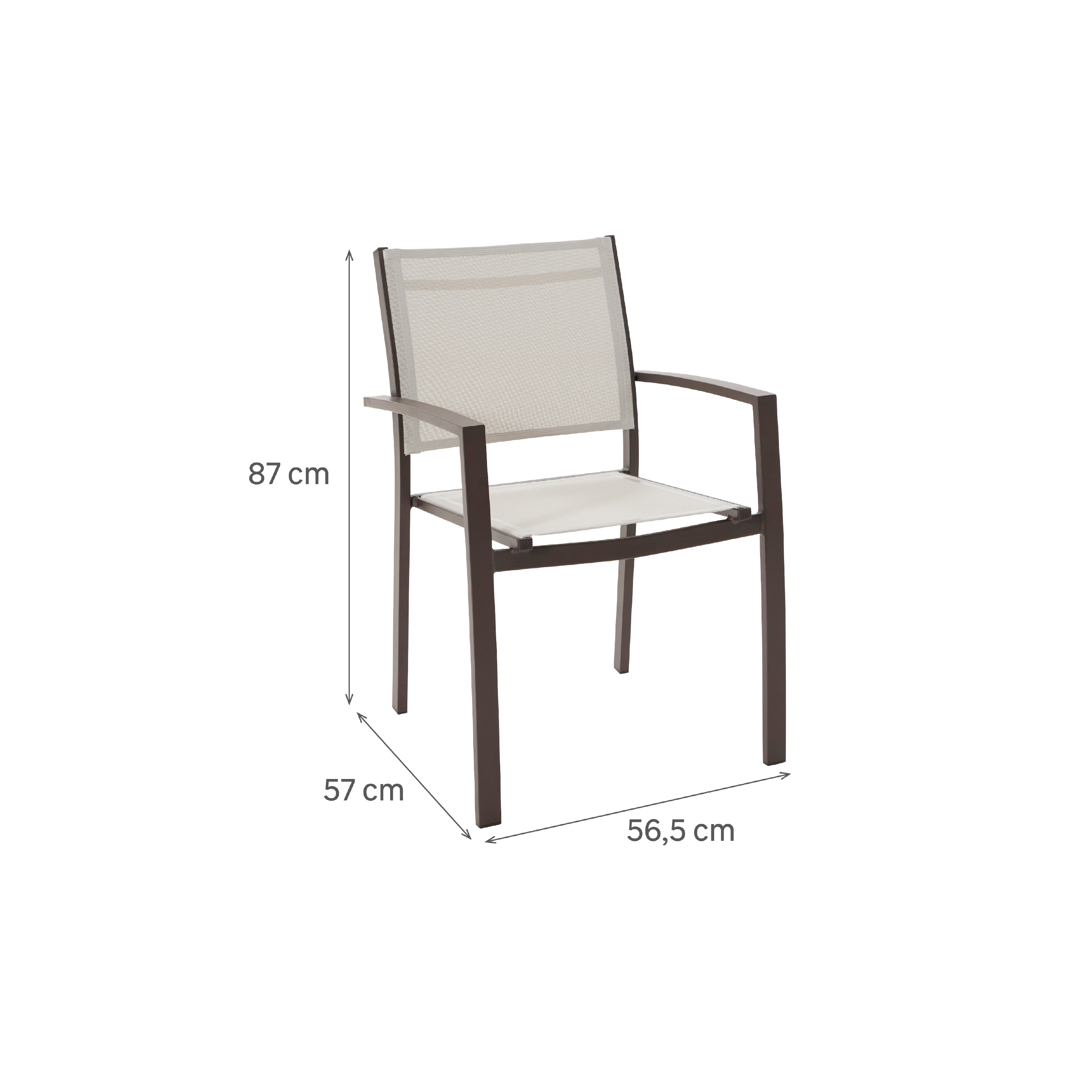 Fauteuil NATERIAL Lyra Beta moka - 5