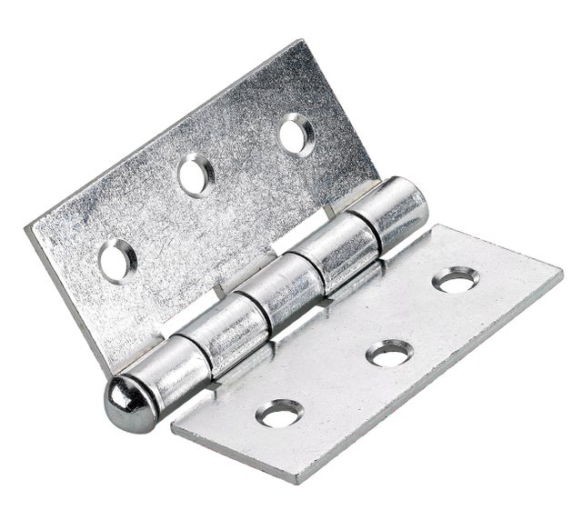 Charnière avec goujon amovible zingué 64 x 62 mm 2 pièces - HETTICH